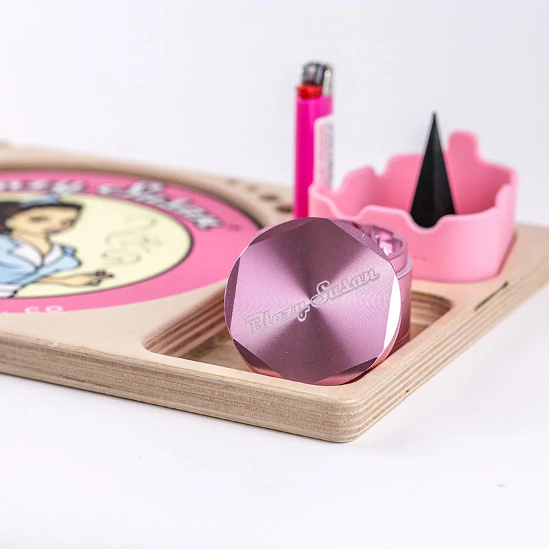 Blazy Susan Dab Tray - Birch