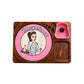 Blazy Susan Dab Tray - Cherry