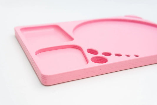 Blazy Susan Dab Tray - Pink
