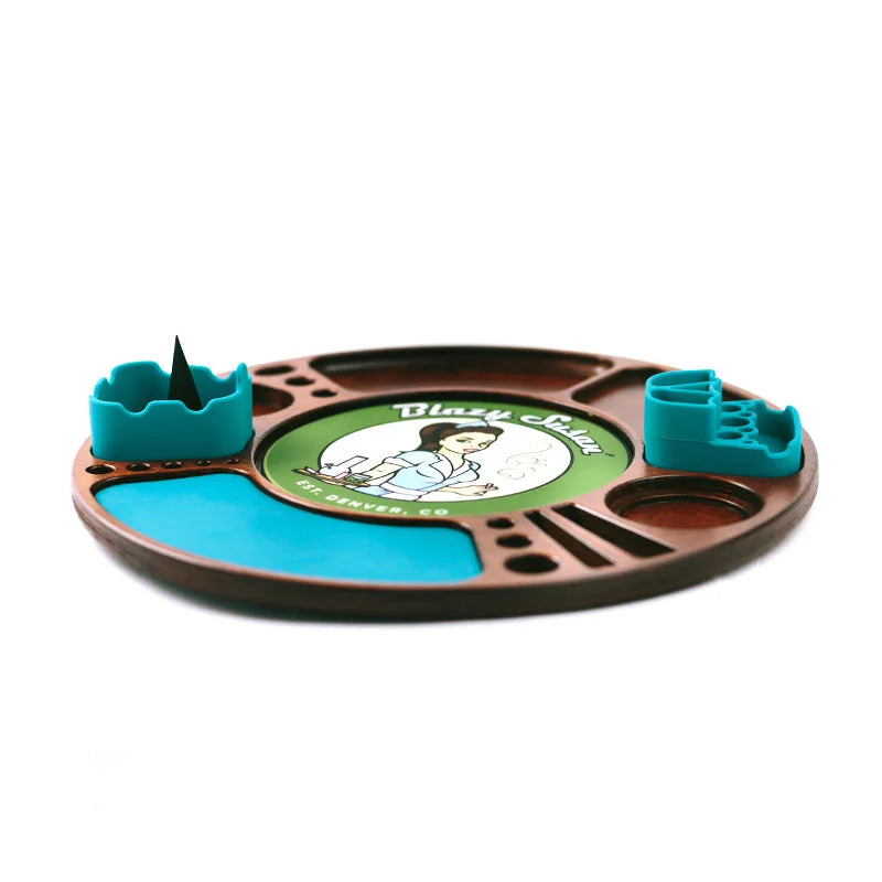 Blazy Susan Spinning Tray - Cherry