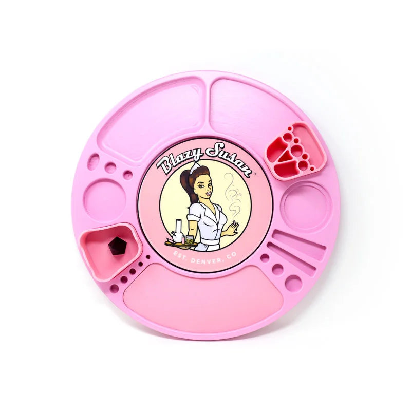 Blazy Susan Spinning Tray - Pink
