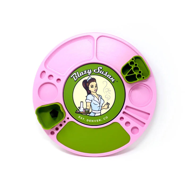 Blazy Susan Spinning Tray - Pink