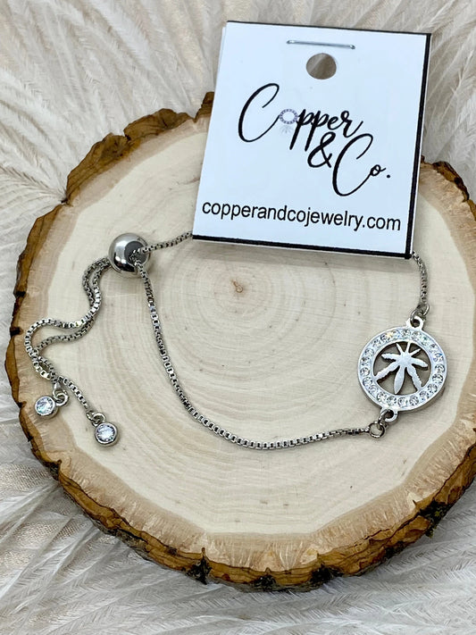 Blunted Connector Bolo Bracelet - Stainless by Copper & Co