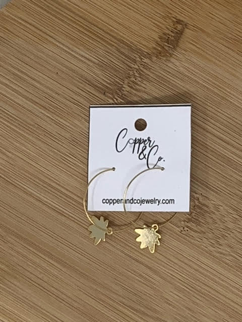 Chronic Hoop Earrings - Gold by Copper & Co