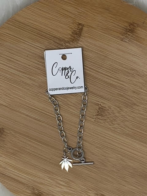 Chronic Toggle Bracelet - Stainless by Copper & Co