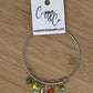 OG Rasta Beaded Bangle - Stainless by Copper & Co