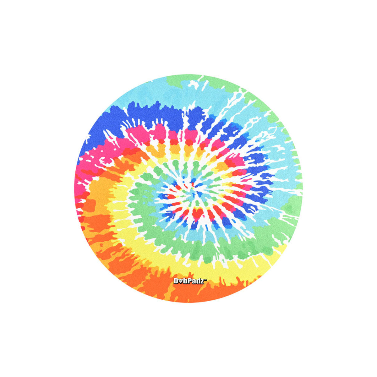 DabPadz 8" Dab Mat - Tie-Dye Spiral