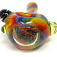 Digitate Glass Large Rainbow Crushed Opal Cap Spoon