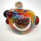 Digitate Glass Large Rainbow Crushed Opal Cap Spoon