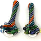 Digitate Glass Large Multicolor Mixed Crushed Opal Cap Spoon