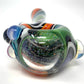 Digitate Glass Large Multicolor Mixed Crushed Opal Cap Spoon