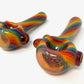 Digitate Glass Small Rainbow Crushed Opal Cap Spoon