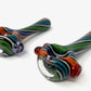 Digitate Glass Small Multicolor Mixed Crushed Opal Cap Spoon