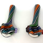 Digitate Glass Small Multicolor Mixed Crushed Opal Cap Spoon
