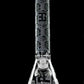 EG Glass Skull Beaker - Translucent Black