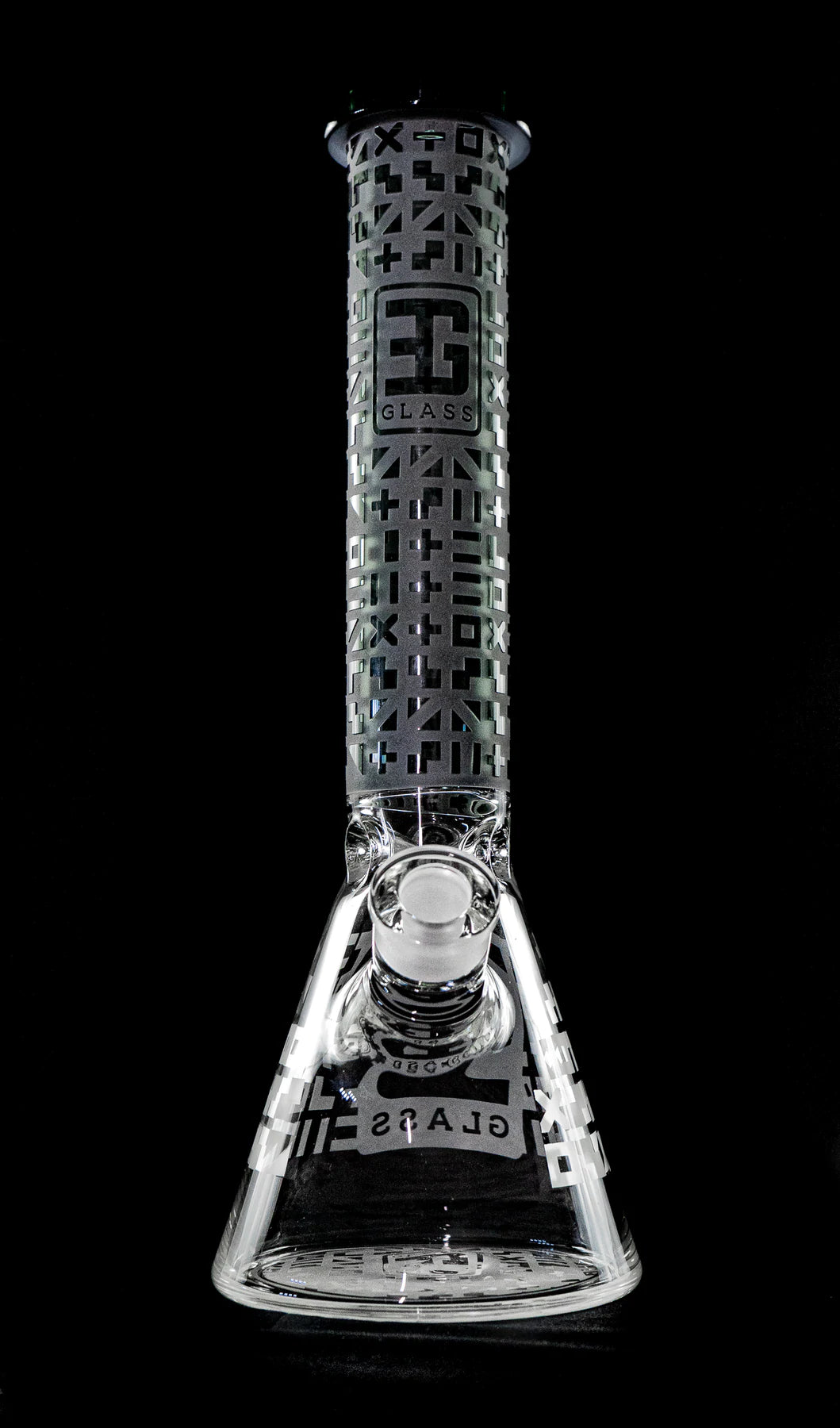EG Glass Symbol Beaker - Translucent Black
