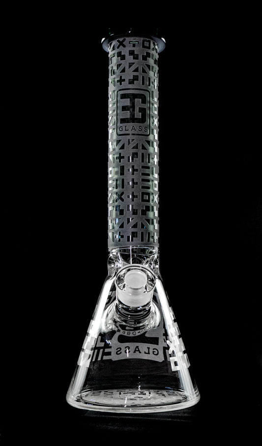 EG Glass Symbol Beaker - Translucent Black