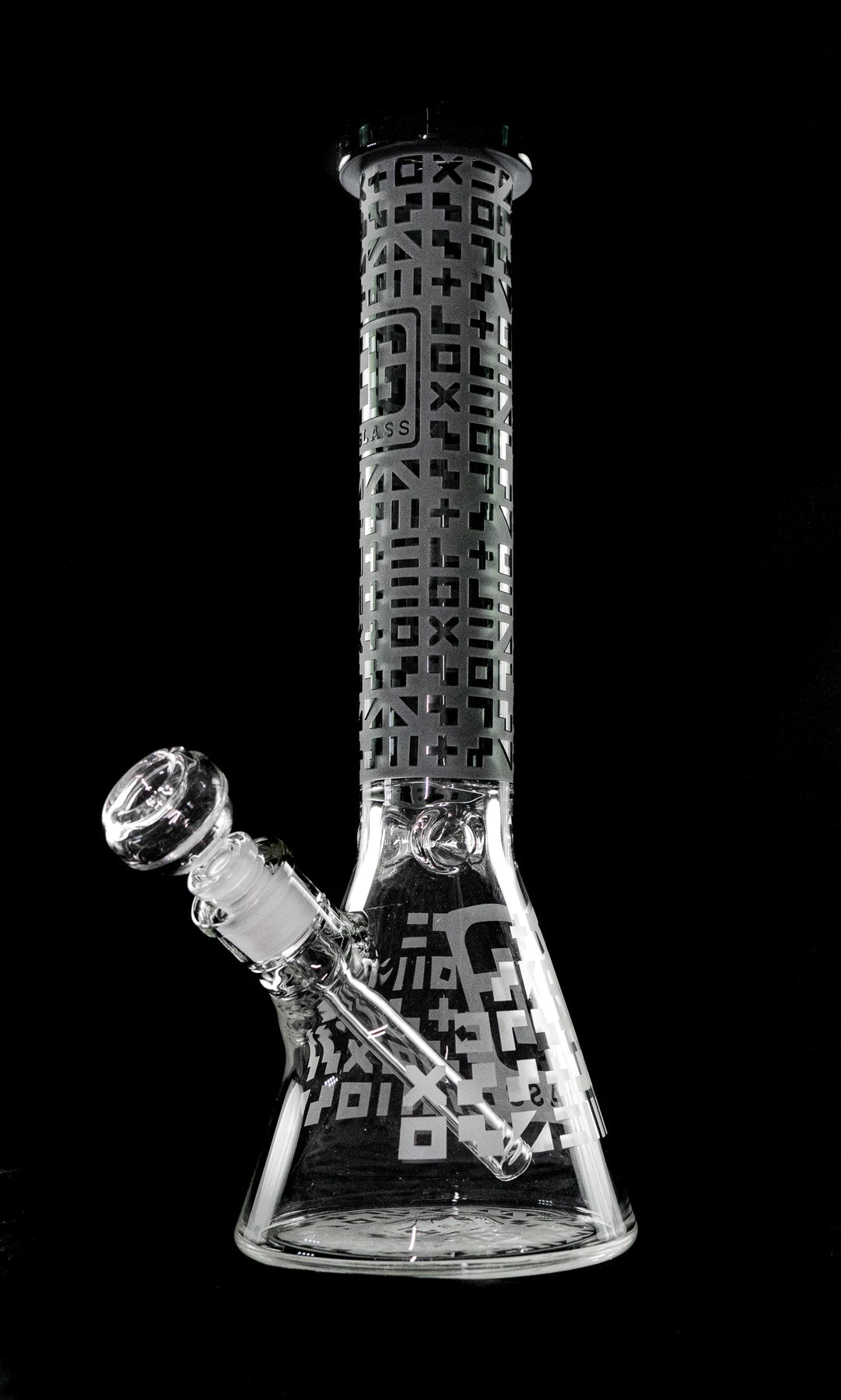 EG Glass Symbol Beaker - Translucent Black