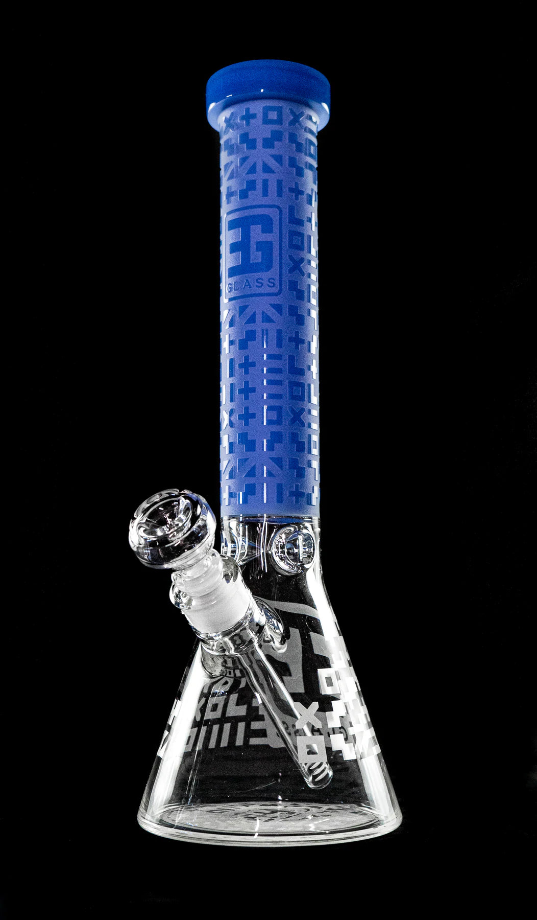EG Glass Symbol Beaker - Translucent Blue
