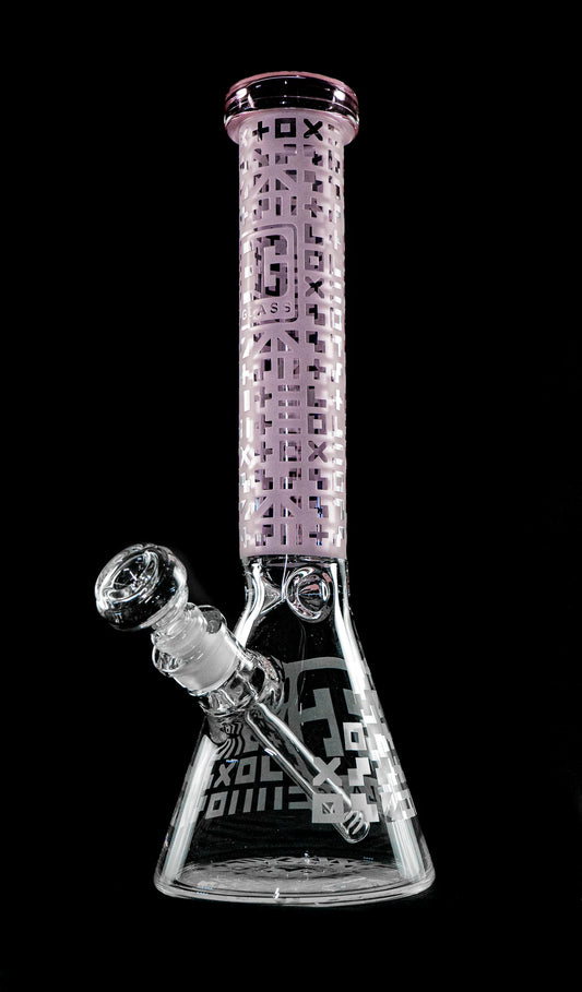EG Glass Symbol Beaker - Translucent Pink