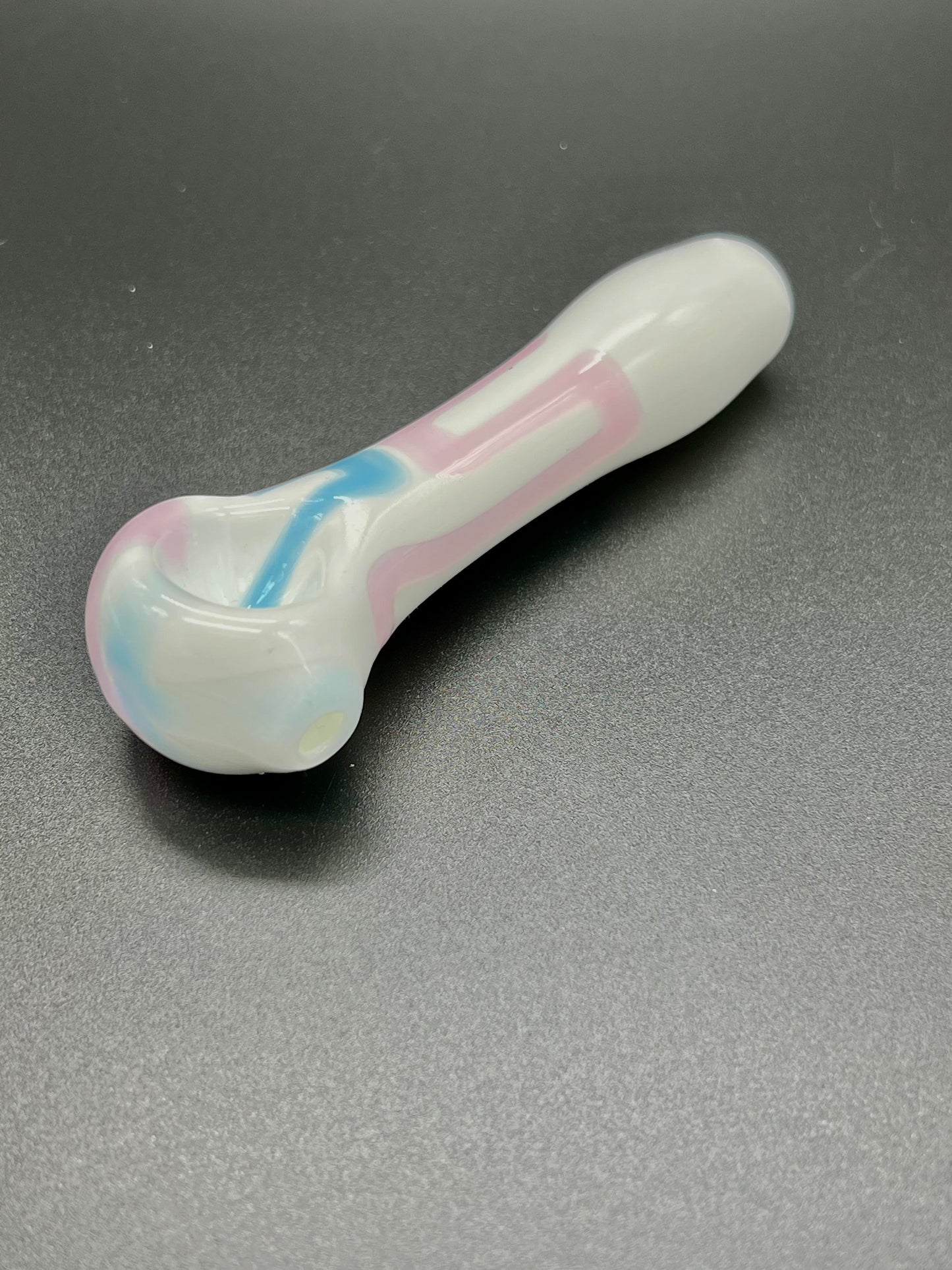 Iguana Glass Candy Stripe Spoon