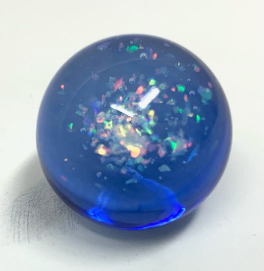 Island Glass Small Blue Marble