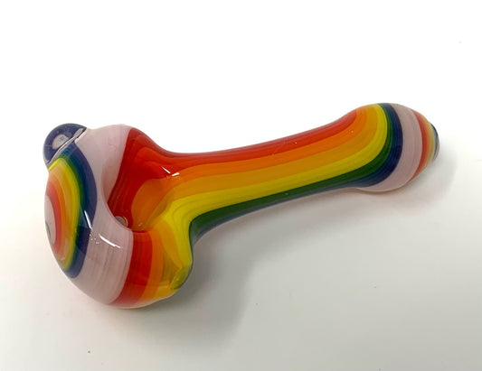 Island Glass Small Rainbow Spoon