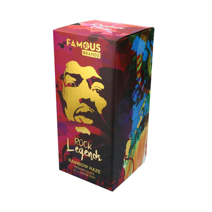 Jimi Rainbow Haze 12" Water Pipe