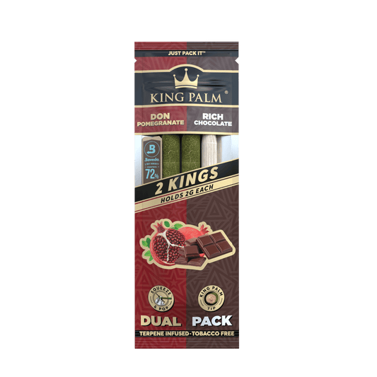 King Palm Dual Pack - Don Pomegranate & Rich Chocolate