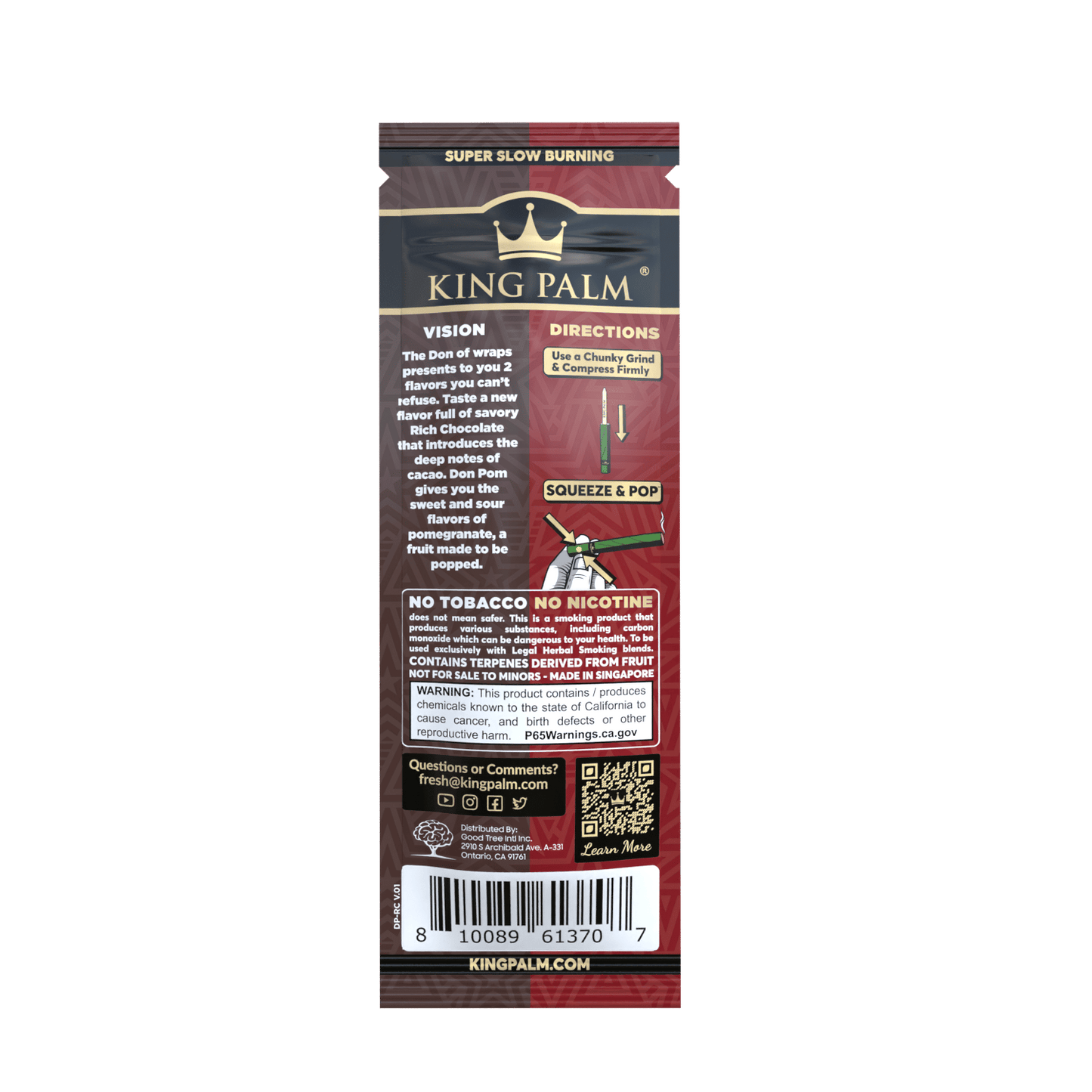 King Palm Dual Pack - Don Pomegranate & Rich Chocolate