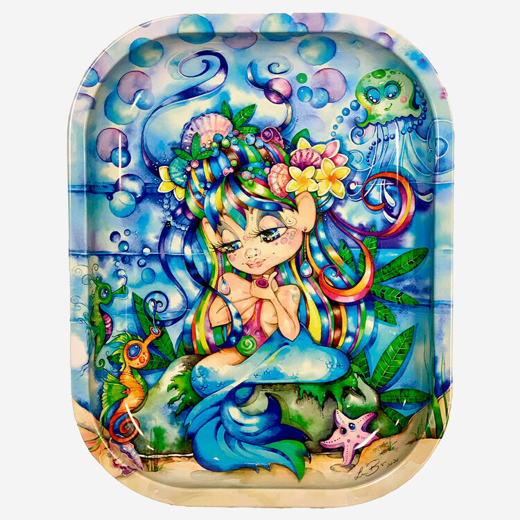 Linda Biggs Rolling Tray - Sallie Seaweed