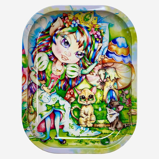 Linda Biggs Rolling Tray - Tokerbelle & King Kitty Collectors Edition