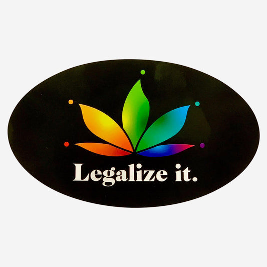 Linda Biggs Legalize It Sticker