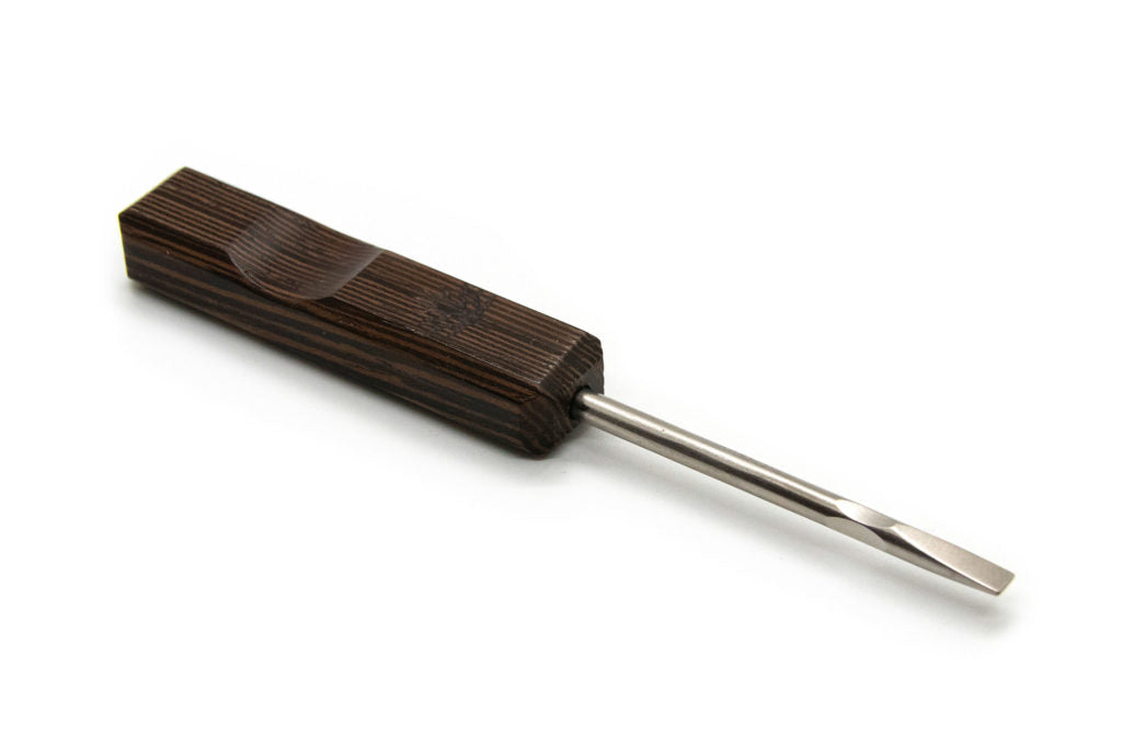 Mystic Timber Flat - Pocket Handle Dabber