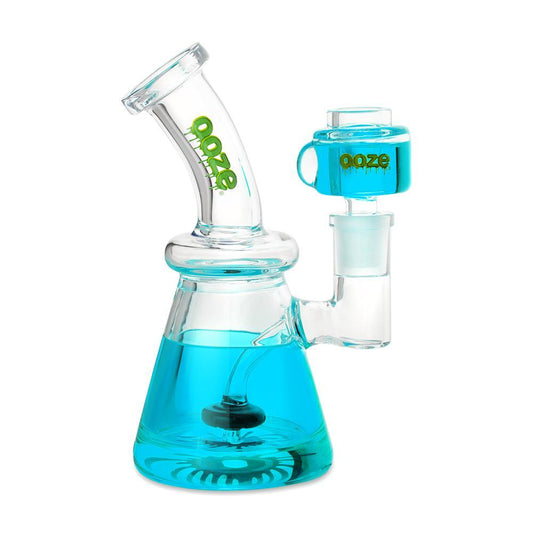 Ooze Glyco Glycerin Chilled Glass Water Pipe - Blue