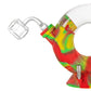 Ooze Ozone Silicone Water Pipe & Nectar Collector - Rasta