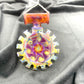 PA Jay Amber Purple Pinwheel Pendant