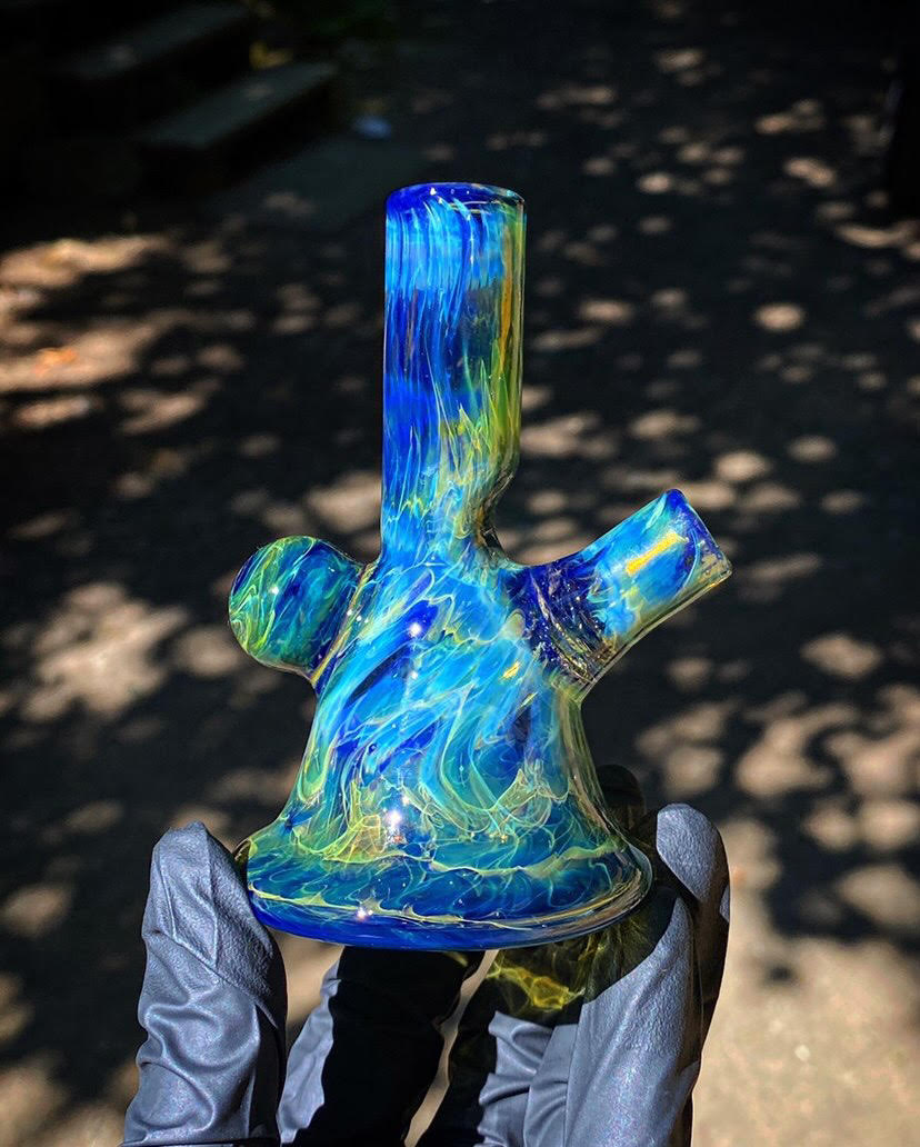 Psylent Glass Rig & Chillum Set