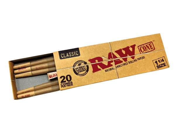 RAW Cones Classic 1 1/4 - 20 Pack