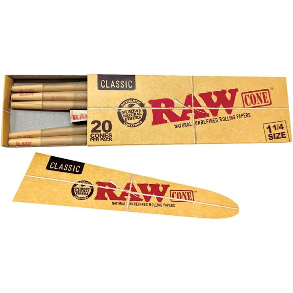 RAW Cones Classic 1 1/4 - 20 Pack