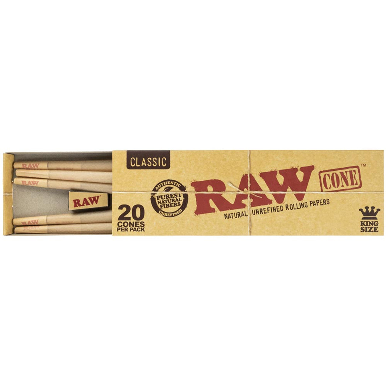 RAW Cones Classic King - 20 Pack