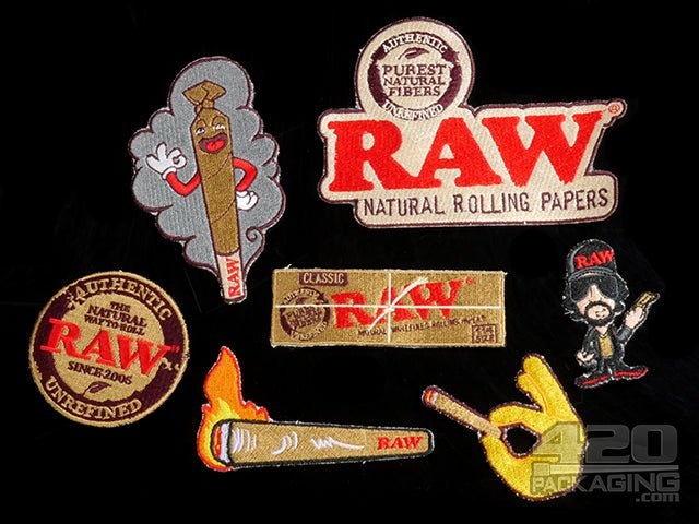 RAW Iron On Patches