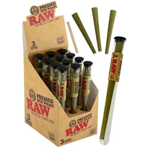 RAW Pressed Bud Wraps 1 1/4 Size