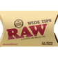 RAW Prerolled Wide Tips - Pack of 21