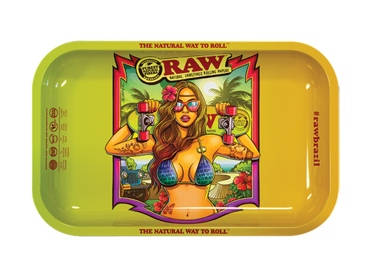 RAW Metal Rolling Tray - Brazil Small