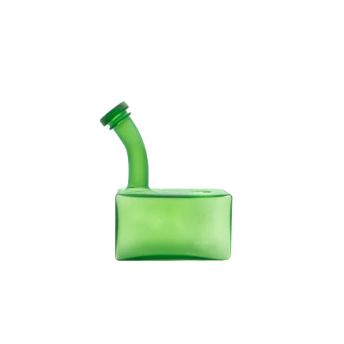 RIO Frosted Green Colored Glass