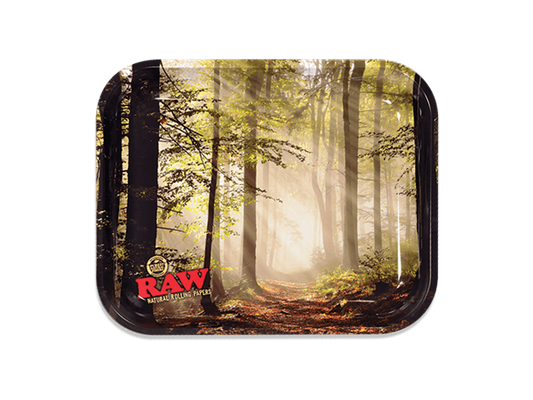 RAW Metal Rolling Tray - Forest Small