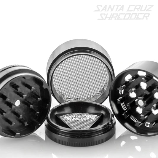 Santa Cruz Shredder Black Medium 4 Piece Grinder