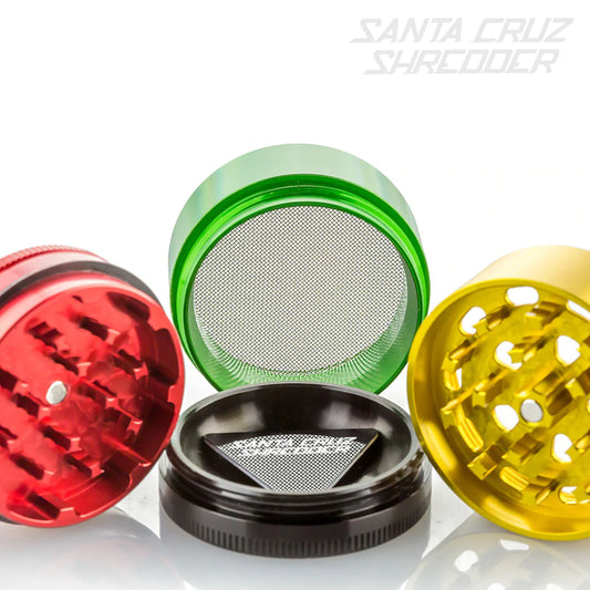 Santa Cruz Shredder Rasta Medium 4 Piece Grinder