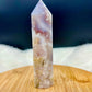 Small Blue Flower Agate Tower